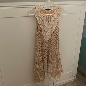Rye orange dress with lace